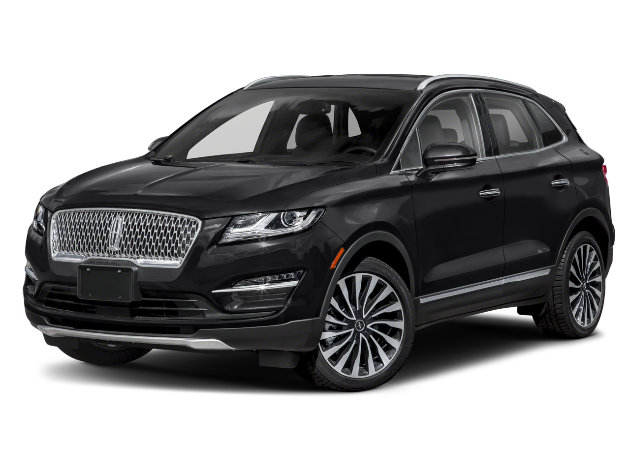 2019 Lincoln MKC Black Label in Black Metallic — front three-quarter view