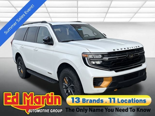 2026 Ford Expedition Tremor in White Metallic — front three-quarter view