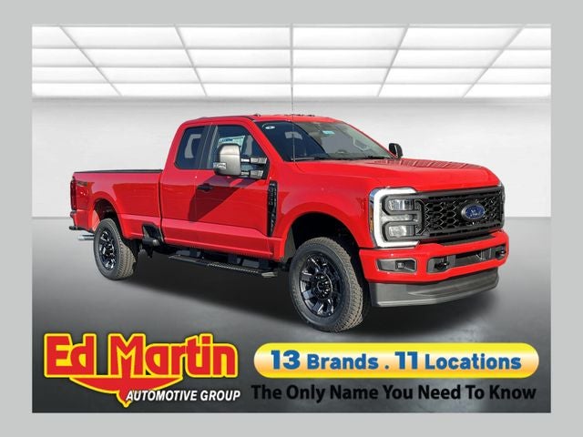 2026 Ford F-350SD XL in Race Red — front three-quarter view