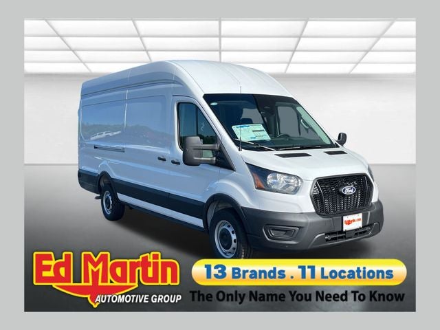 2026 Ford Transit-350 Base in Oxford White — front three-quarter view