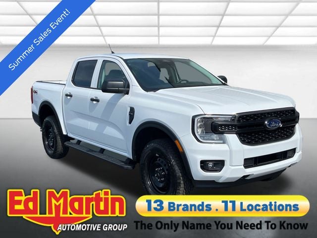 2026 Ford Ranger XL in Oxford White — front three-quarter view