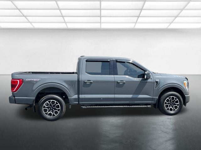 2021 Ford F-150 — rear three-quarter view