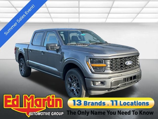 2026 Ford F-150 STX in Gray Metallic — front three-quarter view