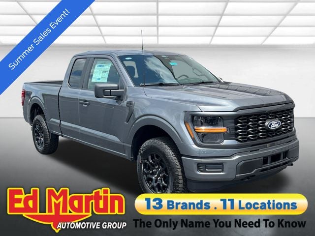 2026 Ford F-150 STX in Gray Metallic — front three-quarter view