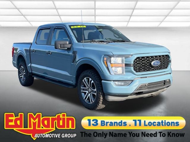2023 Ford F-150 XL in Blue — front three-quarter view