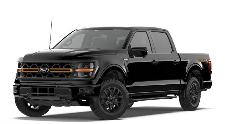 2026 Ford F-150 Tremor in Black Metallic — front three-quarter view