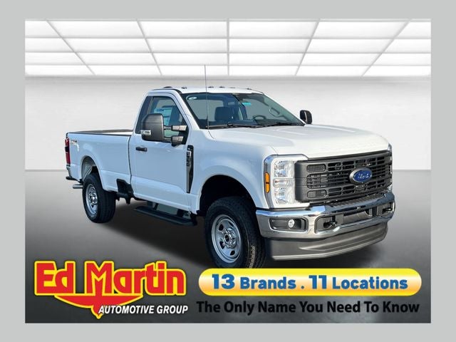 2026 Ford F-350SD XL in Oxford White — front three-quarter view