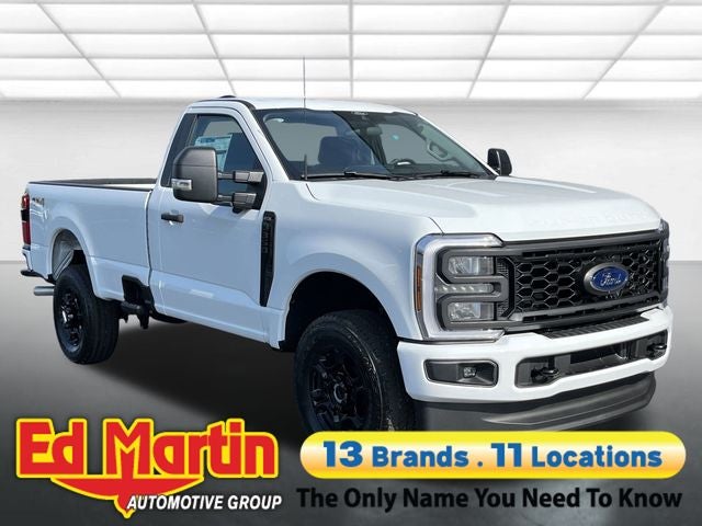 2025 Ford F-350SD XL in Oxford White — front three-quarter view
