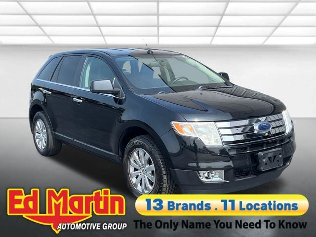 2009 Ford Edge Limited in Black Clearcoat — front three-quarter view