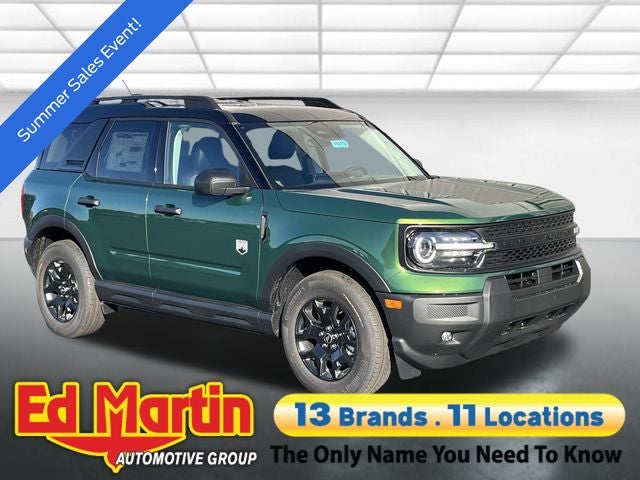 2025 Ford Bronco Sport Big Bend in Green Metallic — front three-quarter view