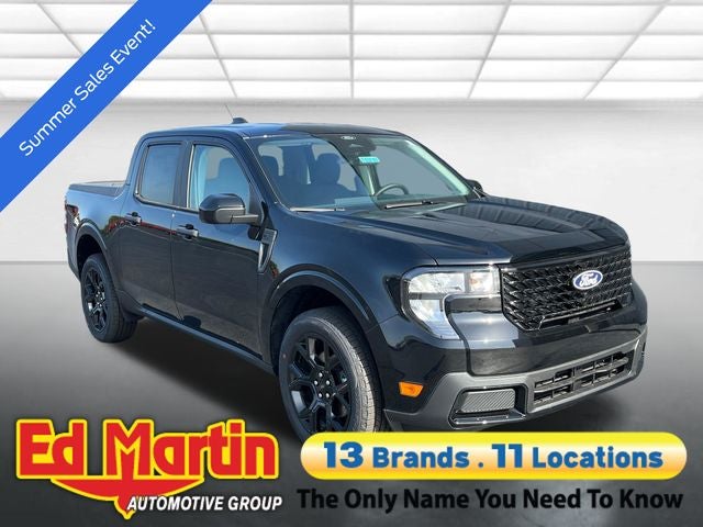 2026 Ford Maverick XLT in Shadow Black — front three-quarter view