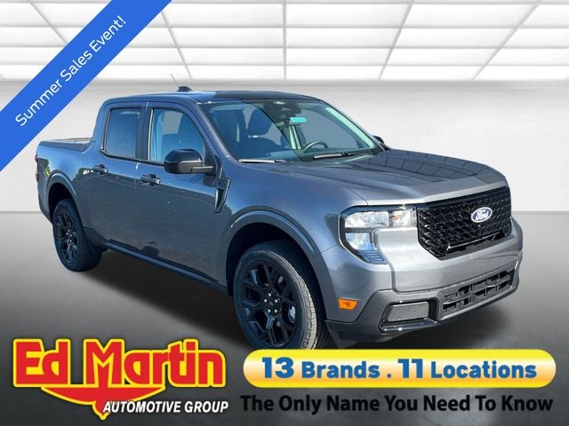 2026 Ford Maverick XLT in Gray Metallic — front three-quarter view